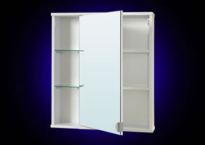 Dulap cu usa din oglinda alb 605x680x150- pret 241 ron
